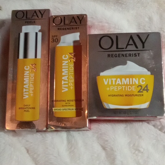 OLAY Skincare 3 Olay Vitamin C Brightening Peel Spf 3 Day Night